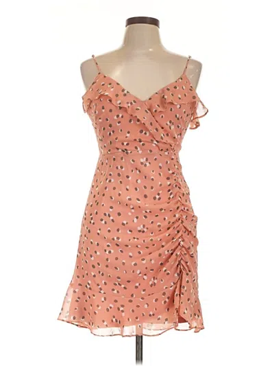 Pre-owned All In Favor Cocktail Dress In Orange