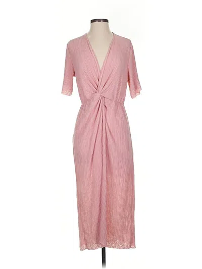 Pre-owned All In Favor Cocktail Dress In Pink