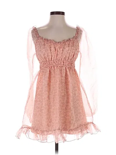 Pre-owned All In Favor Cocktail Dress In Pink