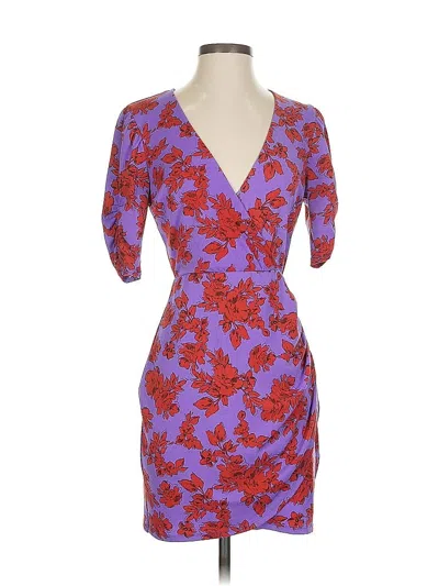 Pre-owned All In Favor Cocktail Dress In Purple