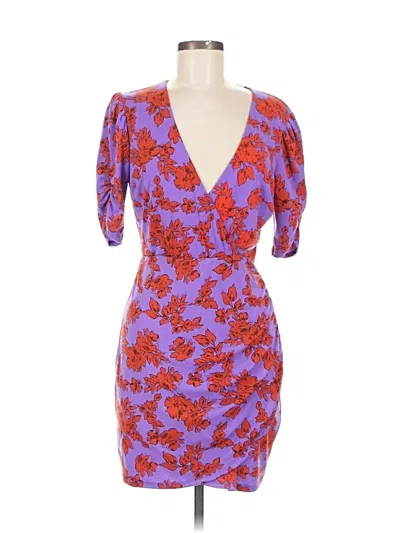 Pre-owned All In Favor Cocktail Dress In Purple