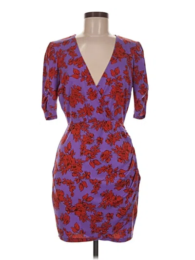 Pre-owned All In Favor Cocktail Dress In Purple