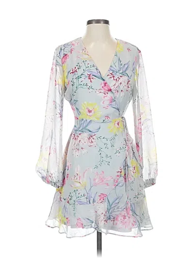 Pre-owned All In Favor Cocktail Dress In White