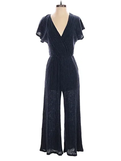 Pre-owned All In Favor Jumpsuit In Blue