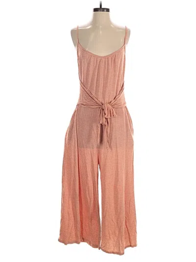 Pre-owned All In Favor Jumpsuit In Orange