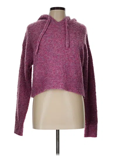 Pre-owned All In Favor Pullover Sweater In Purple