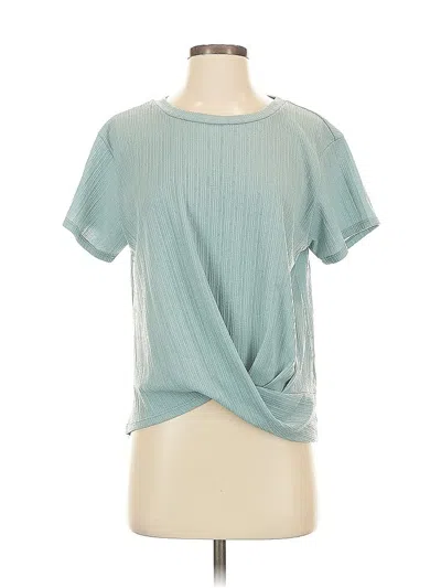 Pre-owned All In Favor Short Sleeve T-shirt In Blue