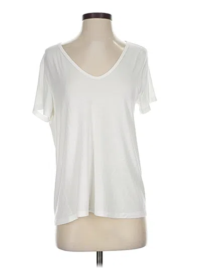 Pre-owned All In Favor Short Sleeve T-shirt In White