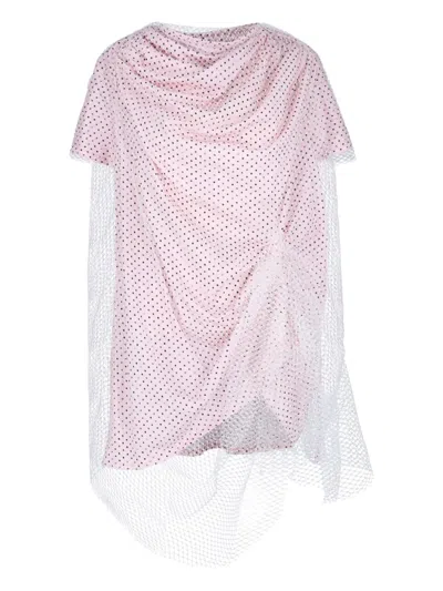 All In Mini Layered Mesh Dress