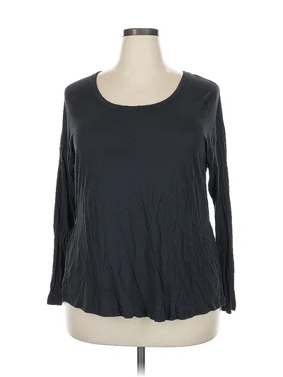 Pre-owned All In Motion 3/4 Sleeve T-shirt In Gray