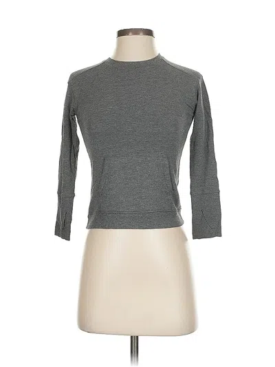 Pre-owned All In Motion 3/4 Sleeve T-shirt In Gray