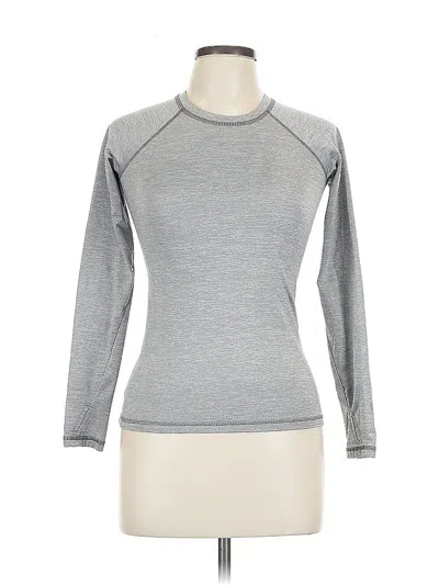 Pre-owned All In Motion 3/4 Sleeve T-shirt In Gray