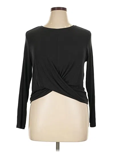 Pre-owned All In Motion 3/4 Sleeve T-shirt In Black