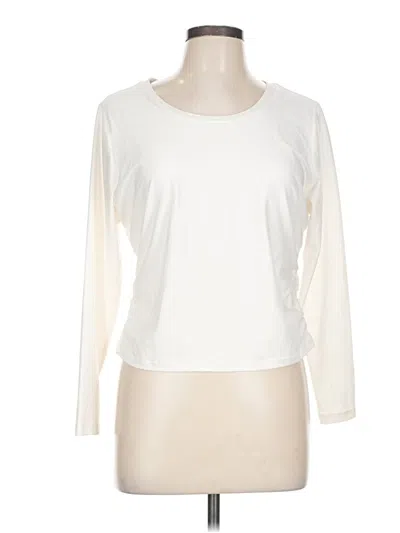 Pre-owned All In Motion 3/4 Sleeve T-shirt In Ivory