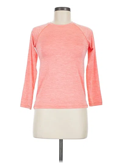 Pre-owned All In Motion 3/4 Sleeve T-shirt In Orange