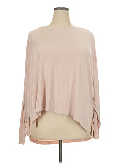 Pre-owned All In Motion 3/4 Sleeve T-shirt In Tan