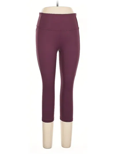 Pre-owned All In Motion Active Pants In Burgundy