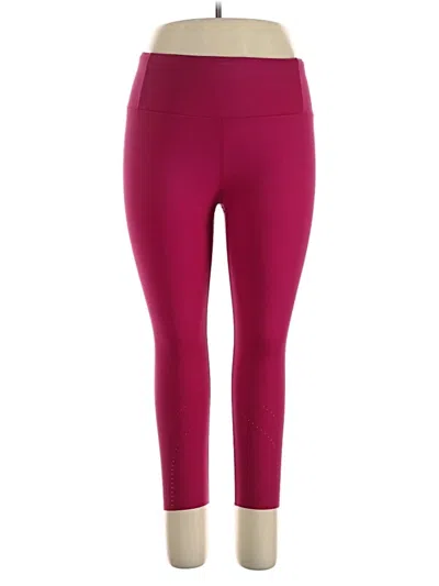 Pre-owned All In Motion Active Pants In Burgundy