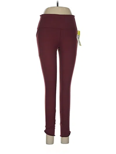 All In Motion Active Pants In Burgundy