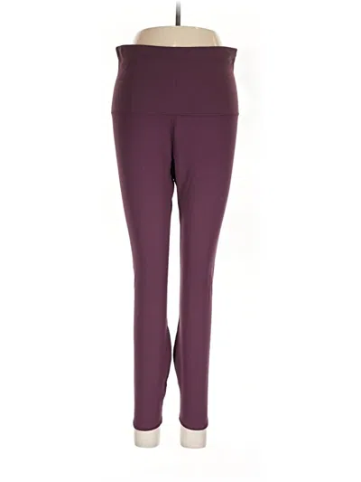 Pre-owned All In Motion Active Pants In Burgundy