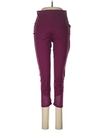 Pre-owned All In Motion Active Pants In Burgundy