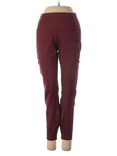 Pre-owned All In Motion Active Pants In Burgundy