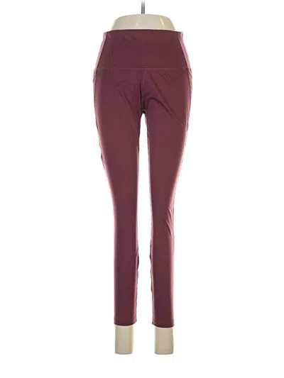 Pre-owned All In Motion Active Pants In Burgundy