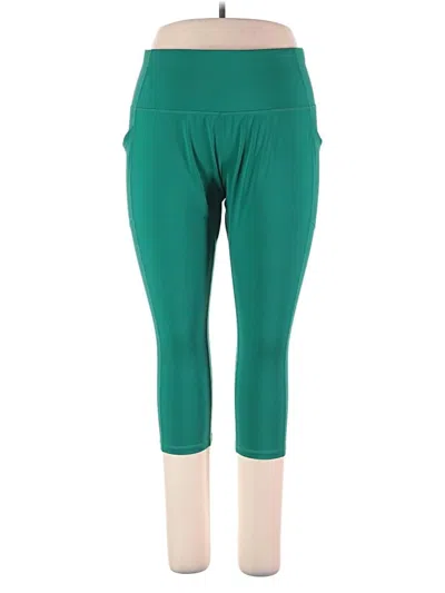 Pre-owned All In Motion Active Pants In Green