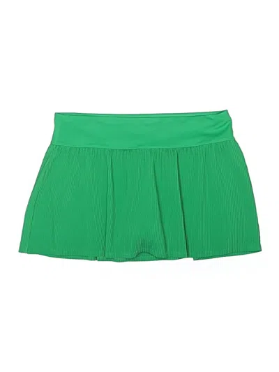 Pre-owned All In Motion Active Skort In Green
