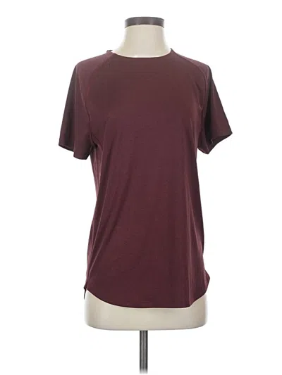 Pre-owned All In Motion Active T-shirt In Burgundy