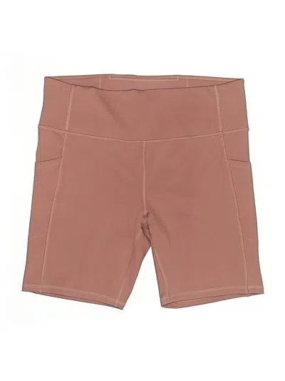 Pre-owned All In Motion Athletic Shorts In Brown