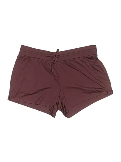 Pre-owned All In Motion Athletic Shorts In Burgundy