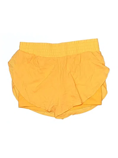 Pre-owned All In Motion Athletic Shorts In Yellow
