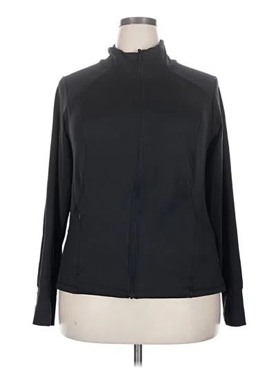 Pre-owned All In Motion Cardigan Sweater In Black