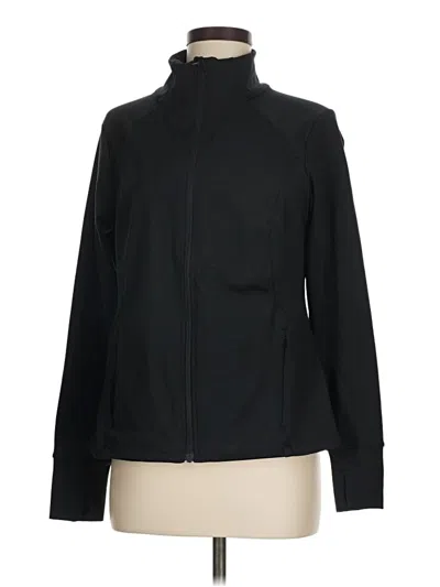 Pre-owned All In Motion Cardigan Sweater In Black