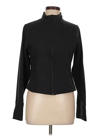 Pre-owned All In Motion Cardigan Sweater In Black