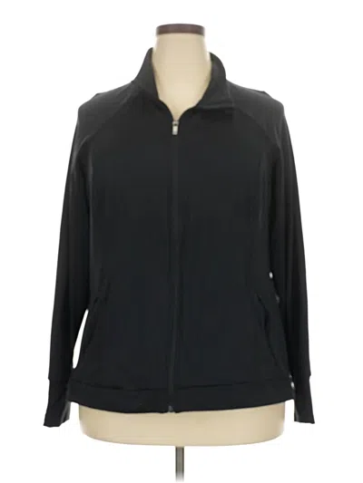 Pre-owned All In Motion Cardigan Sweater In Black