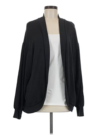 Pre-owned All In Motion Cardigan Sweater In Black