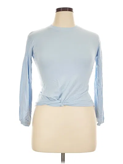 Pre-owned All In Motion Cardigan Sweater In Blue