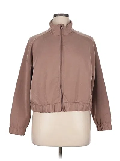 Pre-owned All In Motion Cardigan Sweater In Brown