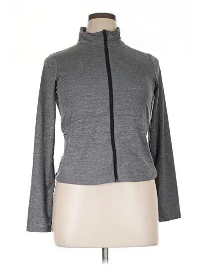 Pre-owned All In Motion Cardigan Sweater In Gray