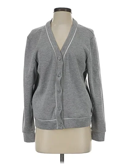 Pre-owned All In Motion Cardigan Sweater In Gray