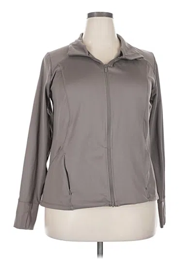 Pre-owned All In Motion Cardigan Sweater In Gray