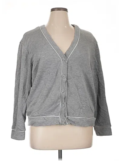 Pre-owned All In Motion Cardigan Sweater In Gray