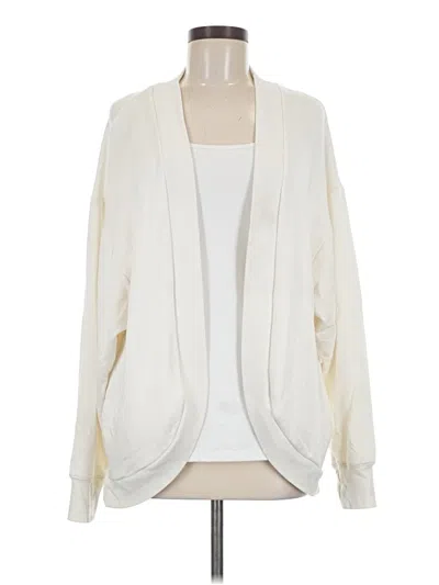 Pre-owned All In Motion Cardigan Sweater In Ivory