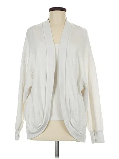 Pre-owned All In Motion Cardigan Sweater In Ivory