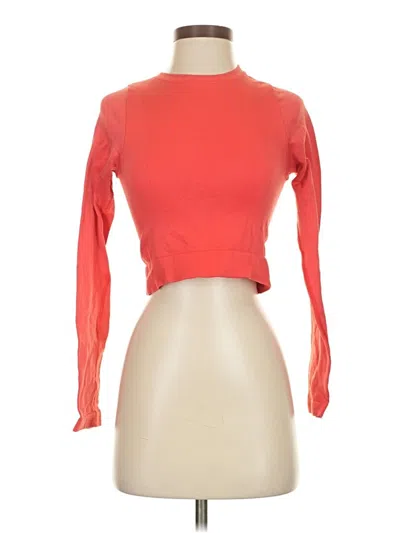 Pre-owned All In Motion Cardigan Sweater In Orange