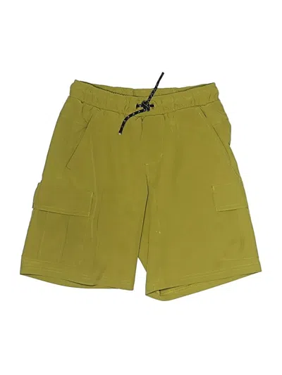 Pre-owned All In Motion Kids' Cargo Shorts In Green