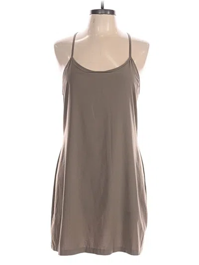 Pre-owned All In Motion Casual Dress In Brown