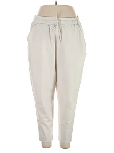 Pre-owned All In Motion Casual Pants In Ivory
